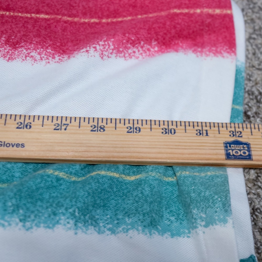 Vintage Chaps Ralph Lauren Polo Shirt XL Paintbrush‎ Stripe Crest Logo 90s - Picture 14 of 15